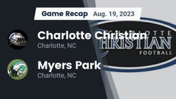 Recap: Charlotte Christian  vs. Myers Park  2023