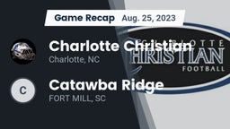 Recap: Charlotte Christian  vs. Catawba Ridge  2023
