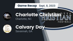 Recap: Charlotte Christian  vs. Calvary Day  2023