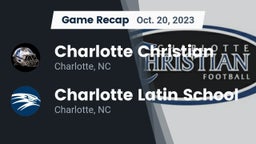 Recap: Charlotte Christian  vs. Charlotte Latin School 2023