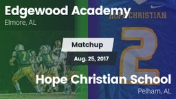 Matchup: Edgewood Academy vs. Hope Christian School 2017