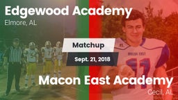 Matchup: Edgewood Academy vs. Macon East Academy  2018