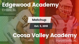 Matchup: Edgewood Academy vs. Coosa Valley Academy  2018