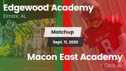 Matchup: Edgewood Academy vs. Macon East Academy  2020