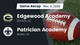 Recap: Edgewood Academy  vs. Patrician Academy  2020