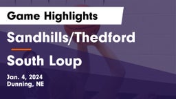 Sandhills/Thedford vs South Loup  Game Highlights - Jan. 4, 2024