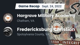 Recap: Hargrave Military Academy  vs. Fredericksburg Christian  2022