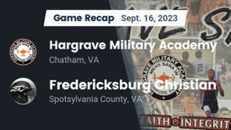 Recap: Hargrave Military Academy  vs. Fredericksburg Christian  2023