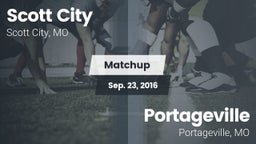 Matchup: Scott City High vs. Portageville  2016