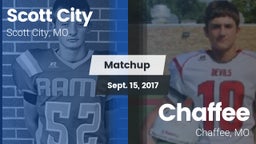 Matchup: Scott City High vs. Chaffee  2017