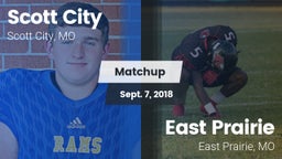 Matchup: Scott City High vs. East Prairie  2018