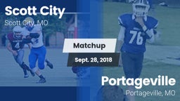 Matchup: Scott City High vs. Portageville  2018