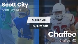 Matchup: Scott City High vs. Chaffee  2019
