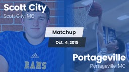 Matchup: Scott City High vs. Portageville  2019