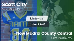 Matchup: Scott City High vs. New Madrid County Central  2019