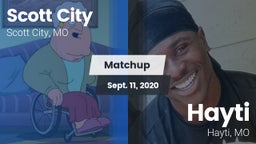 Matchup: Scott City High vs. Hayti  2020