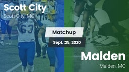Matchup: Scott City High vs. Malden  2020