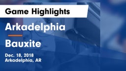 Arkadelphia  vs Bauxite  Game Highlights - Dec. 18, 2018