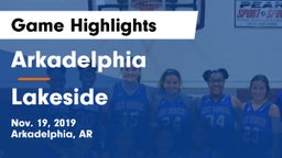 Arkadelphia  vs Lakeside  Game Highlights - Nov. 19, 2019