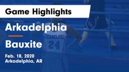 Arkadelphia  vs Bauxite  Game Highlights - Feb. 18, 2020