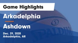 Arkadelphia  vs Ashdown  Game Highlights - Dec. 29, 2020