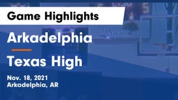 Arkadelphia  vs Texas High Game Highlights - Nov. 18, 2021