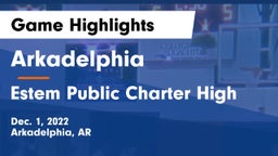 Arkadelphia  vs Estem Public Charter High Game Highlights - Dec. 1, 2022