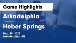 Arkadelphia  vs Heber Springs  Game Highlights - Dec. 28, 2022