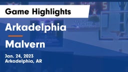 Arkadelphia  vs Malvern  Game Highlights - Jan. 24, 2023