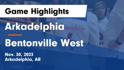 Arkadelphia  vs Bentonville West  Game Highlights - Nov. 30, 2023