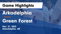Arkadelphia  vs Green Forest  Game Highlights - Dec. 27, 2023