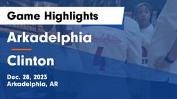 Arkadelphia  vs Clinton  Game Highlights - Dec. 28, 2023