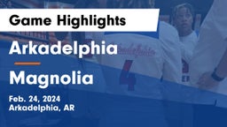 Arkadelphia  vs Magnolia  Game Highlights - Feb. 24, 2024