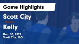 Scott City  vs Kelly  Game Highlights - Dec. 30, 2023