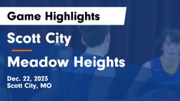 Scott City  vs Meadow Heights  Game Highlights - Dec. 22, 2023