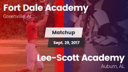 Matchup: Fort Dale Academy  vs. Lee-Scott Academy 2017
