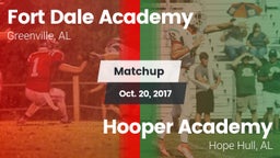 Matchup: Fort Dale Academy  vs. Hooper Academy  2017