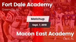 Matchup: Fort Dale Academy  vs. Macon East Academy  2018