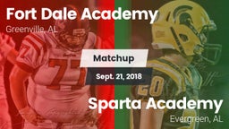 Matchup: Fort Dale Academy  vs. Sparta Academy  2018