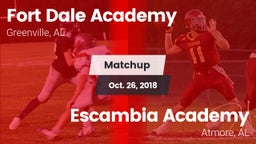 Matchup: Fort Dale Academy  vs. Escambia Academy  2018