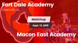 Matchup: Fort Dale Academy  vs. Macon East Academy  2019
