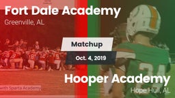 Matchup: Fort Dale Academy  vs. Hooper Academy  2019