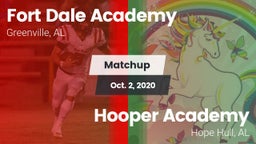 Matchup: Fort Dale Academy  vs. Hooper Academy  2020