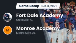 Recap: Fort Dale Academy  vs. Monroe Academy  2021