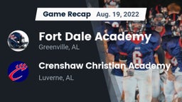 Recap: Fort Dale Academy  vs. Crenshaw Christian Academy  2022