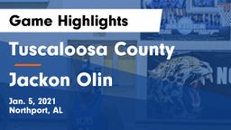 Tuscaloosa County  vs Jackon Olin Game Highlights - Jan. 5, 2021