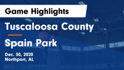 Tuscaloosa County  vs Spain Park  Game Highlights - Dec. 30, 2020