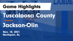 Tuscaloosa County  vs Jackson-Olin  Game Highlights - Nov. 18, 2021