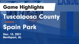 Tuscaloosa County  vs Spain Park  Game Highlights - Dec. 13, 2021