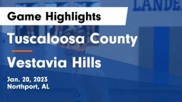 Tuscaloosa County  vs Vestavia Hills  Game Highlights - Jan. 20, 2023